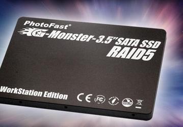 PhotoFast использует контроллер RAID и 256 МБ кэш-памяти для увеличения скорости SSD